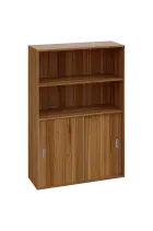 SPD 43/100 skříň s posuvnými dveřmi/nika, 1450x1000x400, ořech světlý